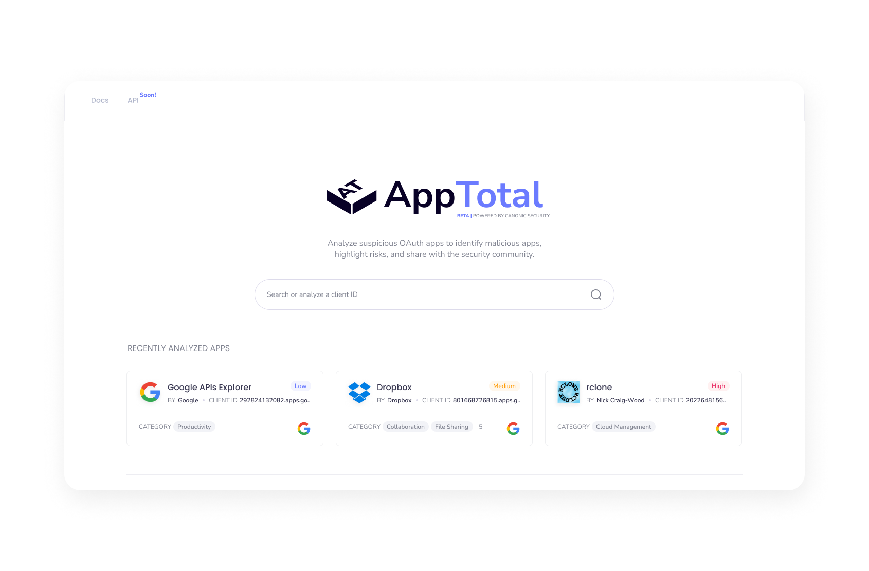 Introducing AppTotal: Democratizing third-party apps security